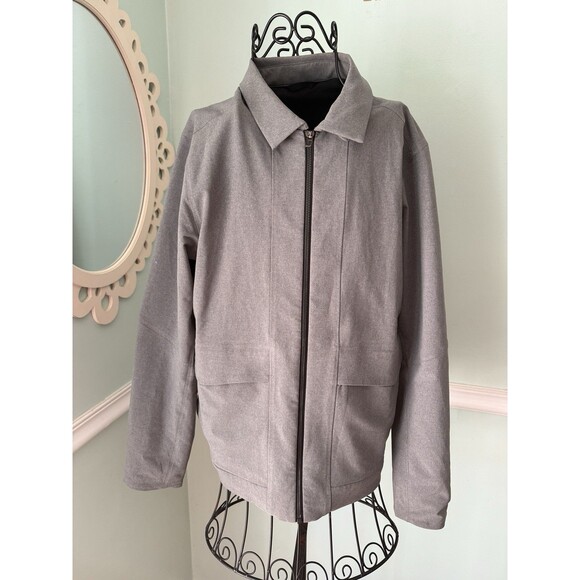 Lululemon Zeroed In Track Jacket Size M Gray Grey Mens Full Zip - Picture 1 of 6